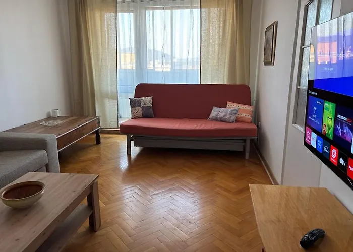 Lägenhet Retro Vibes & Modern Comfort